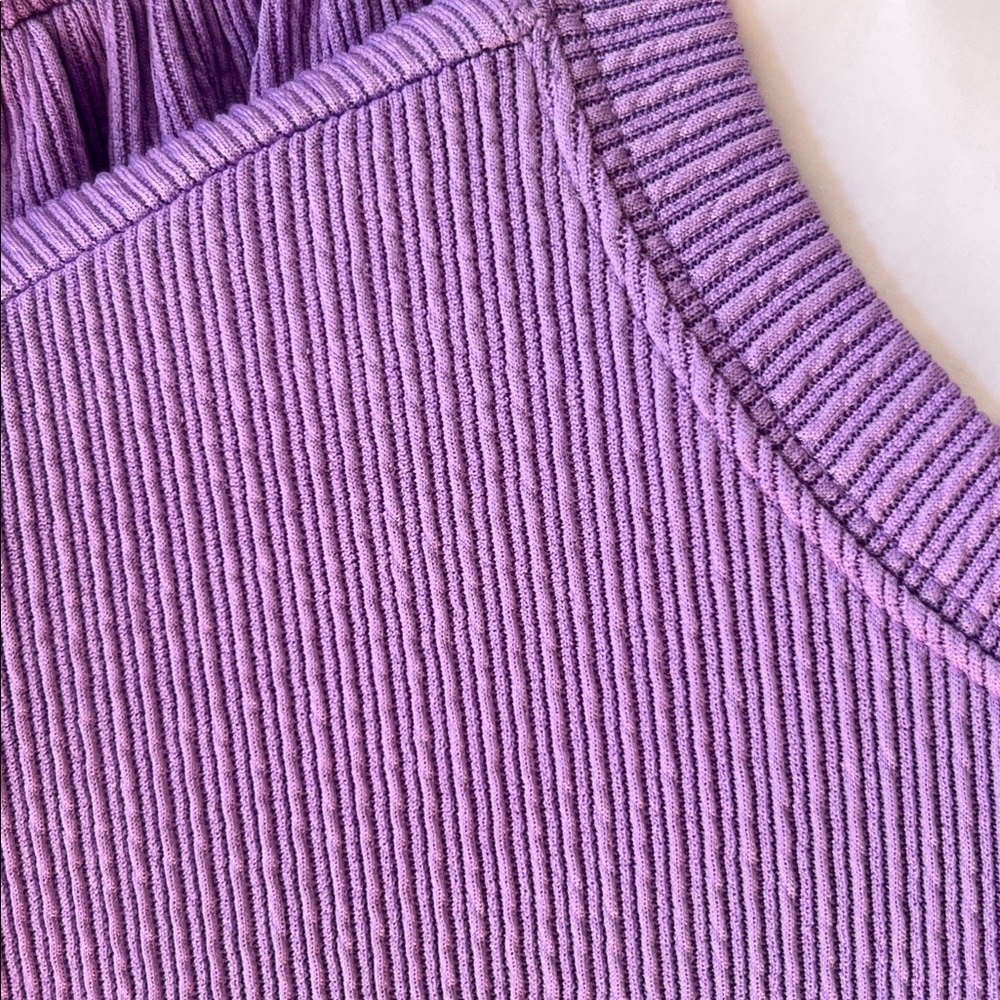 Scarlett Lavender Ribbed Top - Picture 4 of 6